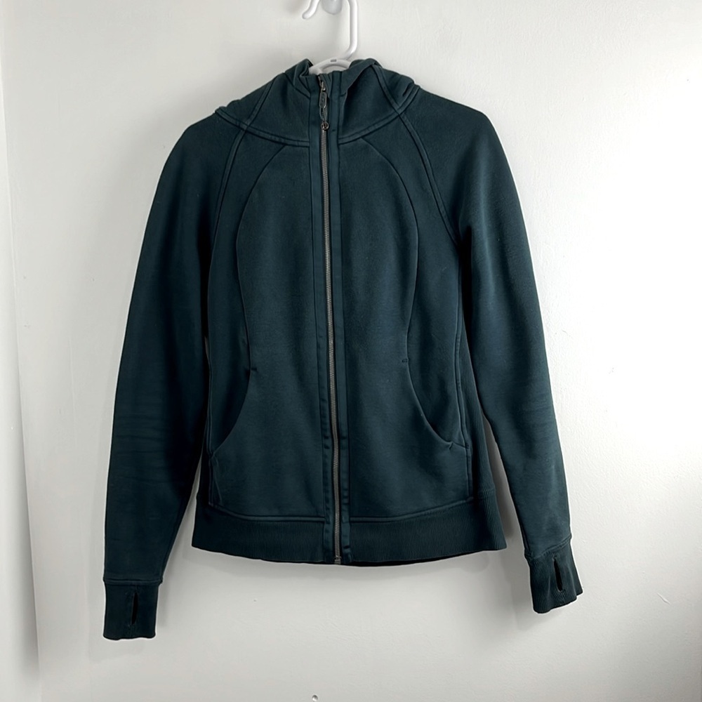Lululemon Light As Warmth Scuba in Dark Green - Picture 3 of 12